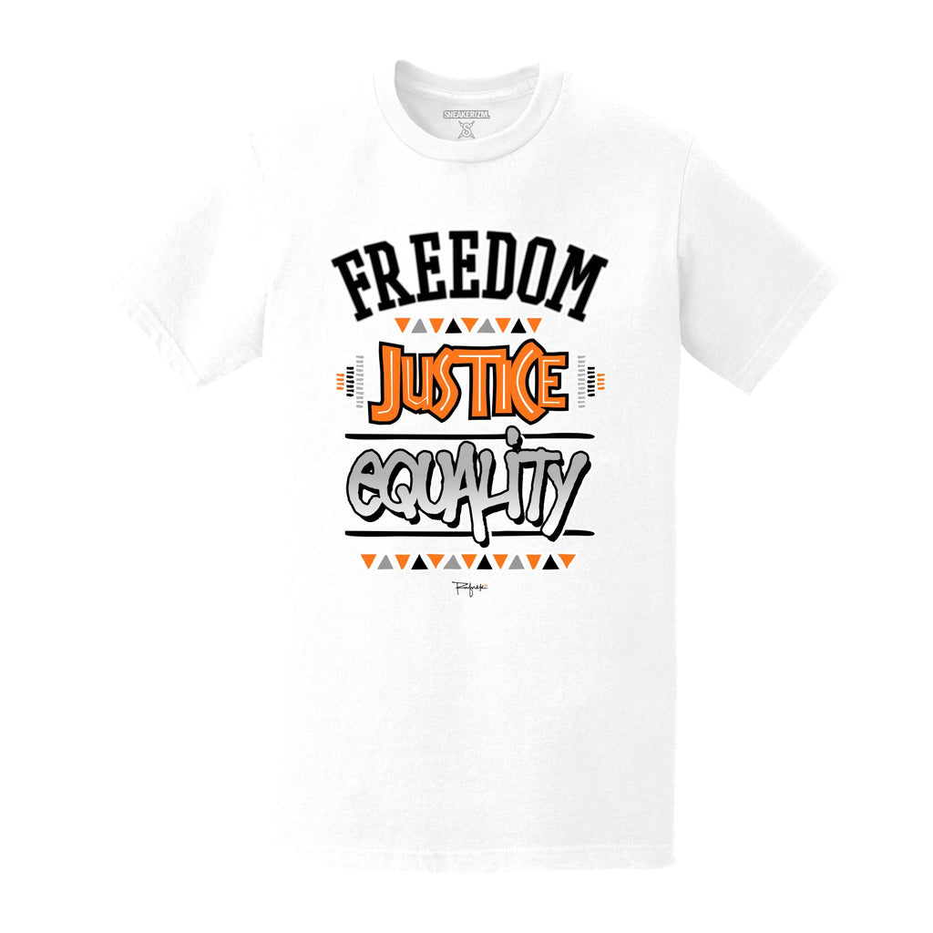 FREEDOM JUSTICE EQUALITY ( WHITE S/S )